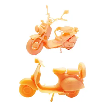 1/64 Миниатюрная модель мотоцикла, имитирующая диораму, Игрушки для мотоциклов, реквизит для фотосъемки, декорации для кукольного домика, ландшафтный декор