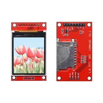 1,8-дюймовый TFT LCD модуль, модуль ЖК-экрана, SPI серийный 51 драйвер, 4 драйвера ввода-вывода, разрешение TFT 128 * 160 для Arduino
