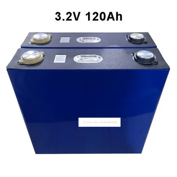 1 комплект из 8шт 3.2 V 120Ah 4 Аккумуляторных Литий-железофосфатных элементов для Электромобиля Solar RV Pack 48*173*170 мм