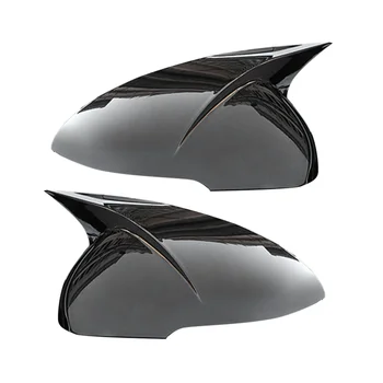 1 Пара новых корпусов зеркал заднего вида для 2020 2021 2022 годов выпуска Kia K5 Kekul, наклейки для дооснащения, Глянцевый черный цвет