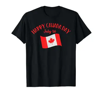 100% Хлопок Рубашка с Днем Канады Забавный Канадский флаг Клен Патриотическая футболка Мужские ЖЕНСКИЕ футболки УНИСЕКС Размер S-6XL