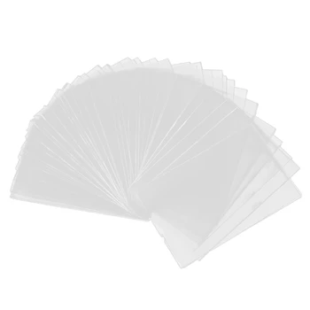 100шт Рукав для карт Таро, полипропиленовый держатель для торговых карт, прозрачные защитные рукава, держатель для бейсбольных карточек, спортивных карточек, игровых карточек