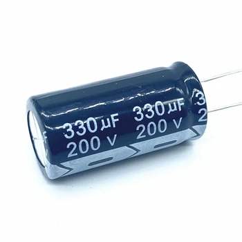 2 шт./лот алюминиевый электролитический конденсатор 330 МКФ 200 В 330 МКФ размер 18*35 200V330UF 20%