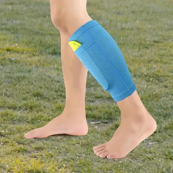 2x Защитные рукава для голени, компрессионные защитные рукава для икр, поддерживающие работоспособность ног, футбольные защитные носки для голени, футбольные защитные рукава для ног для спортсмена