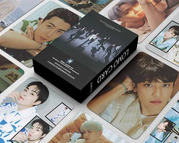 55шт Kpop EXO Treasure HELLO LOMO Card СУЩЕСТВУЕТ Высококачественная HD Фотокарточка Фотокарточки Альбом Открыток для поклонников Kawaii Idol Подарок