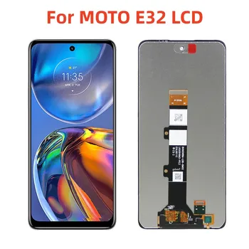 6,5 “Оригинальный ЖК-дисплей E32 Для Motorola Moto E32 ЖК-дисплей С Сенсорным Экраном Digiziter В сборе Для MOTO E32 LCD С Рамкой