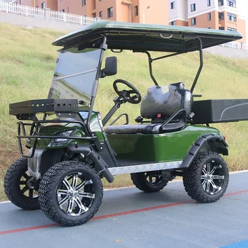 6-местный гольф-кар с электрическим или бензиновым приводом.