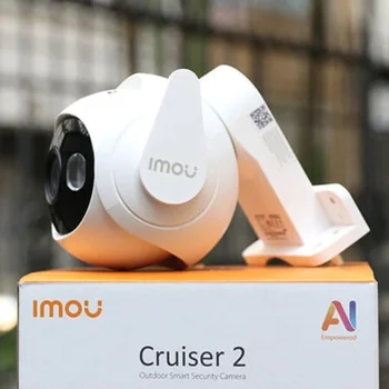 IMOU Cruiser 2 5MP/3MP Wifi Камера наружного искусственного интеллекта, интеллектуальное отслеживание человека, Обнаружение транспортного средства IP66 Ночного видения, Двусторонний разговор