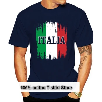 Italia Италия Женская футболка с итальянским флагом, новинка, Классическая футболка с индивидуальным дизайном