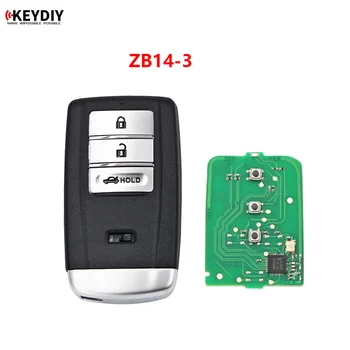 KEYDIY Универсальный Пульт дистанционного управления KEYDIY ZB14-3 ZB14 KD Smart Key для замены автомобильных ключей KD-X2 Подходит для более чем 2000 моделей
