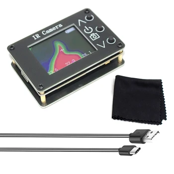 MLX90640 1,8-дюймовый инфракрасный тепловизор с TFT-экраном и ЖК-дисплеем, тепловизионная камера, ручной инструмент для измерения температуры