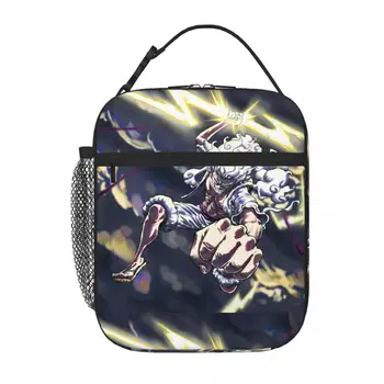 Nika Gear 5 Мультяшная Цельная сумка для ланча для женщин, Портативный Термоизолированный Ланч-бокс для пикника, Многофункциональная сумка для еды