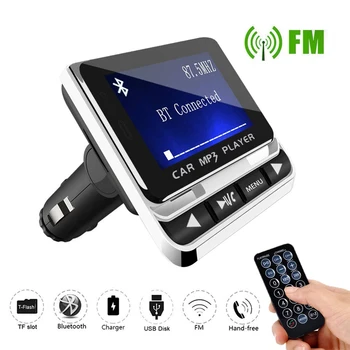 Автомобильный FM-передатчик Bluetooth MP3-плеер Пульт дистанционного управления и воспроизведения музыки Зарядная станция