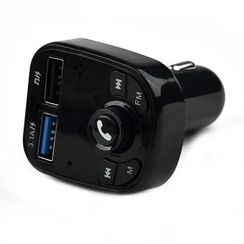 Автомобильный MP3-плеер Автомобильный Передатчик Простая Пара FM-Громкой Связи Дисплей Напряжения Быстрое Зарядное Устройство Светодиодные MP3-Плееры Практичный