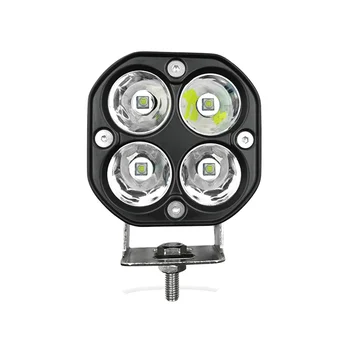 Автомобильный светодиодный рабочий фонарь мощностью 40 Вт, прожектор, автомобильный фонарь, противотуманный фонарь, автомобильный источник белого света