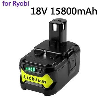 Аккумулятор 18V 15800 mAh Li-On перезаряжаемый Для Ryobi Hot P108 RB18L40 Аккумуляторная Батарея Для Электроинструмента Ryobi ONE
