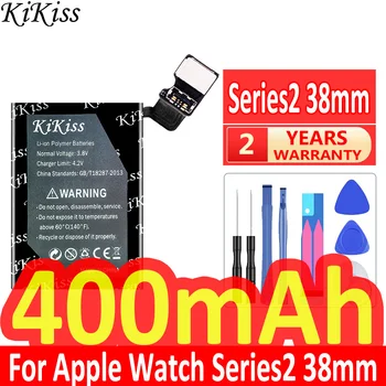 Батарея KiKiss 400mAh Series2 38mm Для Apple Watch iWatch Series 2 S2 S2 38mm Batteria + Бесплатные Инструменты