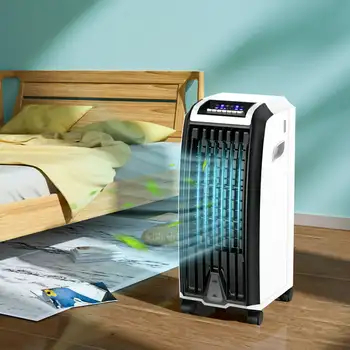 Вентилятор-охладитель Испарительный с выносными роликами для домашнего офиса