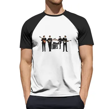 Винтажная футболка Beatle в стиле ретро, футболка для мальчика, футболки с аниме, топы больших размеров, мужские хлопковые футболки.