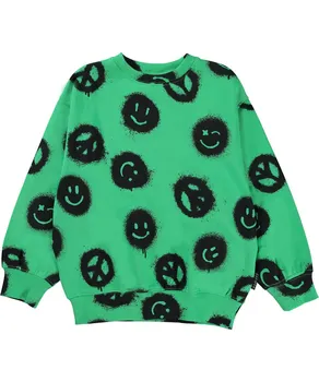 Детская осенняя одежда Для девочек И мальчиков, Зеленая футболка с длинными рукавами, хлопковая футболка, спортивные топы, одежда для мам 2-8 лет