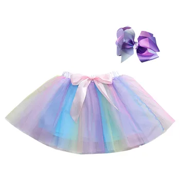 Детские балетные юбки для девочек, фатиновые танцевальные платья для костюмированной вечеринки, обувь для танцев для девочек, одежда для игр для девочек-малышей