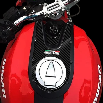Для Ducati Monster 696 2008-2014 Протектор бака мотоцикла 3D Carbon-look