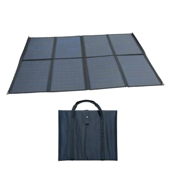 Домашний складной портативный комплект солнечных панелей мощностью 200 Вт В комплекте с 18-вольтовой водонепроницаемой зарядной солнечной генераторной станцией для автомобиля на открытом воздухе