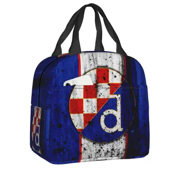 Изготовленный на заказ ланч-пакет для хорватского футбола, Горячие и холодные закуски, изолированный ланч-бокс для женщин, детские сумки для школьной работы, еды для пикника