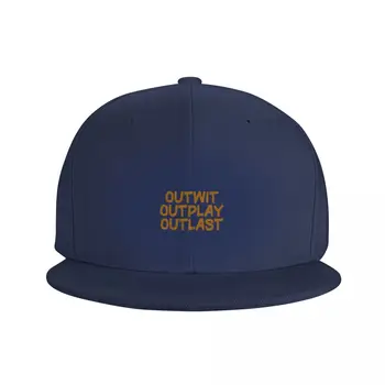 Классическая бейсболка Outwit Outplay Outlast, шляпы дальнобойщиков, кепки для гольфа, военно-тактическая кепка, шляпа джентльмена, мужская кепка, женская