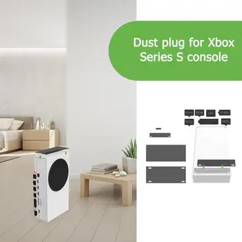 Комплект пылезащитного чехла для игровой консоли для Xbox серии S, сетчатая заглушка для пыли, игровые аксессуары