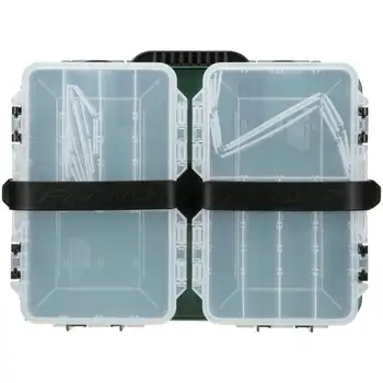 Коробки для рыболовных снастей и хранения наживки Flex N' Go Satchel, зеленые/прозрачные, среднего размера