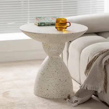 Креативные круглые журнальные столики для дома, Легкий Роскошный гостиничный столик, Дизайнерская прикроватная тумбочка для спальни, Современная мебель для гостиной