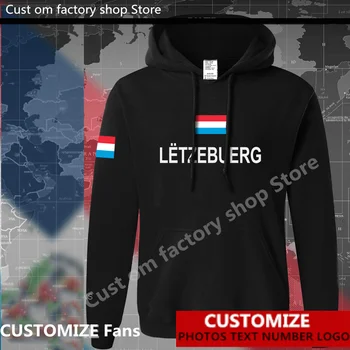 Люксембург Толстовка Free Custom Jersey Fans, толстовки с логотипом 