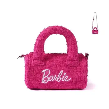 Мини-сумки Miniso Barbie Модный Брендовый дизайн Маленькая женская сумка-мессенджер Розовая женская сумка через плечо Женская сумка через плечо