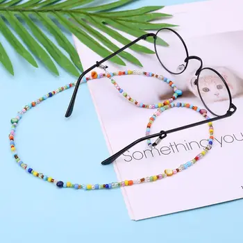 Модные очки для чтения, цветные бусины, ожерелье Sweet Glasses, Аксессуары для глаз, цепочка для очков, ремешок для очков