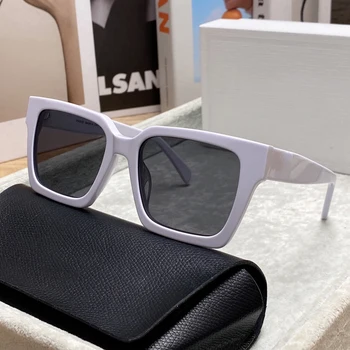 Модный тренд Для женщин и мужчин, винтажные солнцезащитные очки из ацетата с увеличенным маленьким лицом в стиле ретро, 4s489