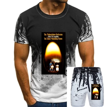 Мужская футболка Mahavishnu Orchestra с внутренним креплением, крутая футболка с принтом пламени, футболки-тройники