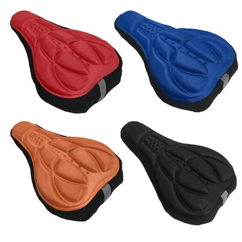 Мягкая 3D подкладка для велоспорта, MTB, велосипедное седло, подушка для сиденья, Губчатая пена, Удобные седла, Коврик, подушка, аксессуар для велосипеда