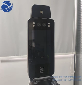 Напольный стенд YYHC с 5-дюймовым сенсорным экраном и тепловизионным сканером для измерения температуры тела