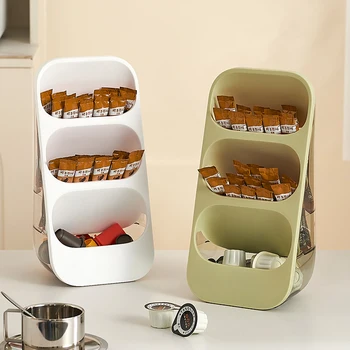 Настольная коробка для хранения чайных пакетиков, офисная чайная комната, бар для хранения кофе, стеллаж для хранения