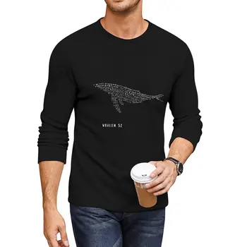 Новая длинная футболка Whalien 52, быстросохнущая футболка, топы больших размеров, футболки оверсайз, графическая футболка, однотонные футболки, мужские