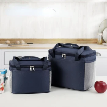 Новая изолированная сумка-холодильник Портативный термосумка для хранения ланчей для пикника, контейнер для походной еды, пакет со льдом, термохолодильник с изоляцией