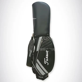 Новая сумка для гольфа Мужская и женская модная сумка с заклепками премиум-класса Impression, сумка-подставка для гольфа на одно плечо