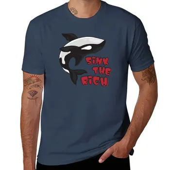Новая футболка Sink the Rich, изготовленная на заказ, футболка с коротким рукавом, простые футболки для мужчин