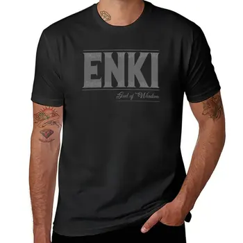 Новая футболка с изображением Древнего Шумерского Бога Энки, футболки на заказ, летняя одежда, забавная футболка, черные футболки для мужчин