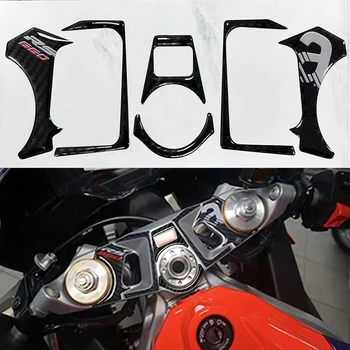 Новый мотоцикл RS 660 3D углеродное волокно Верхняя вилка кокетка протектор Наклейка для Apulia RS660 2021 2022