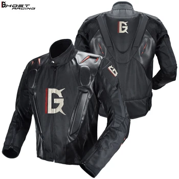 Одежда для мотогонок GHOST RACING, мотоциклетная куртка, одежда для езды на мотоцикле, одежда для защиты от падения