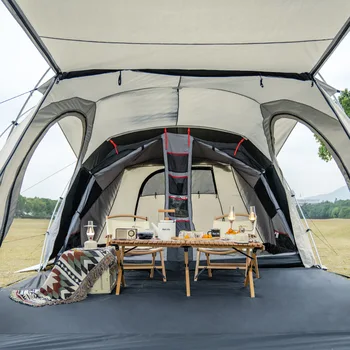 Палатки для кемпинга на открытом воздухе устойчивы к атмосферным воздействиям и солнцу