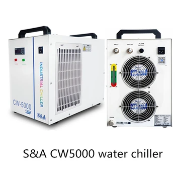 Промышленный охладитель воды S & A CW5000 Для охлаждения запасных частей для станков лазерной резки 110 В 220 В с ЧПУ