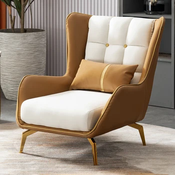 Скандинавское кресло для отдыха, стул для акцента макияжа в современной гостиной, Напольное Индивидуальное кресло, мебель для библиотеки салона Fauteuil